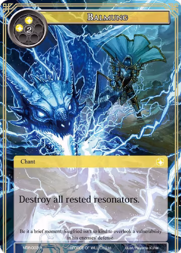 Balmung (NDR-003), New Dawn Rises — Force of Will card price
