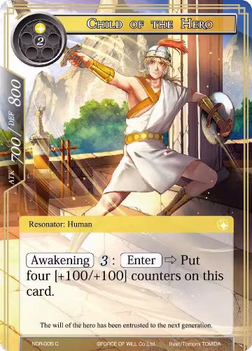 Child of the Hero (NDR-005), New Dawn Rises — Force of Will card price