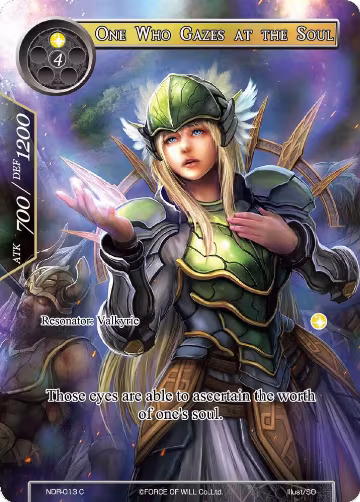 One Who Gazes at the Soul (Full Art) (NDR-013), New Dawn Rises — Force of Will card price