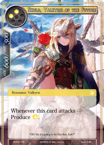 Skuld, Valkyrie of the Future (NDR-017), New Dawn Rises — Force of Will card price