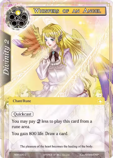 Whispers of an Angel (NDR-020), New Dawn Rises — Force of Will card price