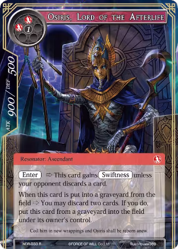 Osiris, Lord of the Afterlife (NDR-033), New Dawn Rises — Force of Will card price