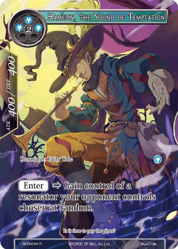 Hamelin, the Sound of Temptation (Full Art) (NDR-044), New Dawn Rises — Force of Will card price