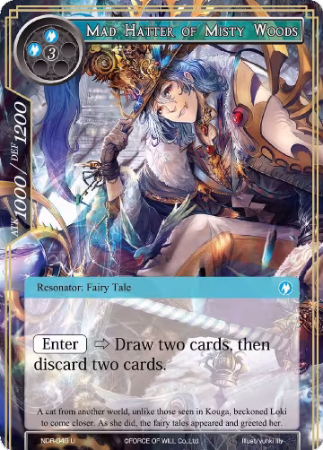 Mad Hatter of Misty Woods (NDR-049), New Dawn Rises — Force of Will card price