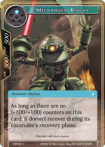 Mechanized Knight (NDR-051), New Dawn Rises — Force of Will card price