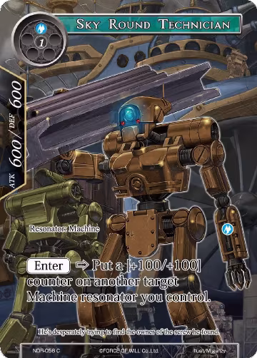 Sky Round Technician (Full Art) (NDR-056), New Dawn Rises — Force of Will card price