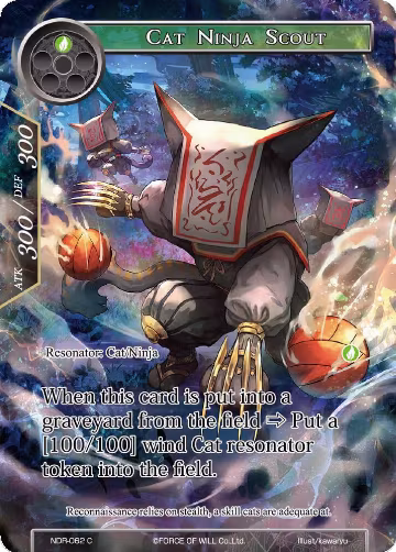Cat Ninja Scout (Full Art) (NDR-062), New Dawn Rises — Force of Will card price