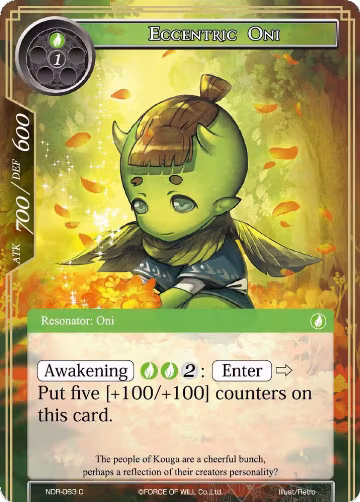 Eccentric Oni (NDR-063), New Dawn Rises — Force of Will card price