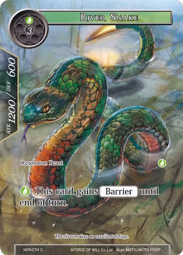 River Snake (Full Art) (NDR-074), New Dawn Rises — Force of Will card price