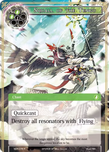 Squall of the Tengu (NDR-076), New Dawn Rises — Force of Will card price