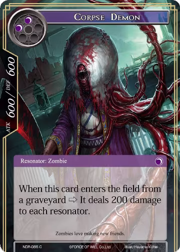 Corpse Demon (NDR-085), New Dawn Rises — Force of Will card price