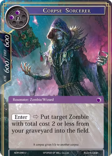 Corpse Sorcerer (NDR-086), New Dawn Rises — Force of Will card price