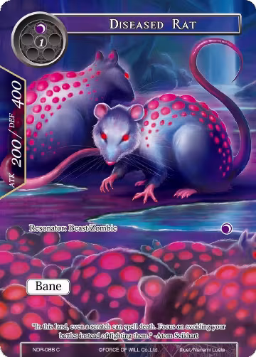 Diseased Rat (Full Art) (NDR-088), New Dawn Rises — Force of Will card price