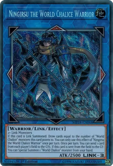 Ningirsu the World Chalice Warrior (MP18-EN068), 2018 Mega-Tins Mega Pack — Yu-Gi-Oh! card price