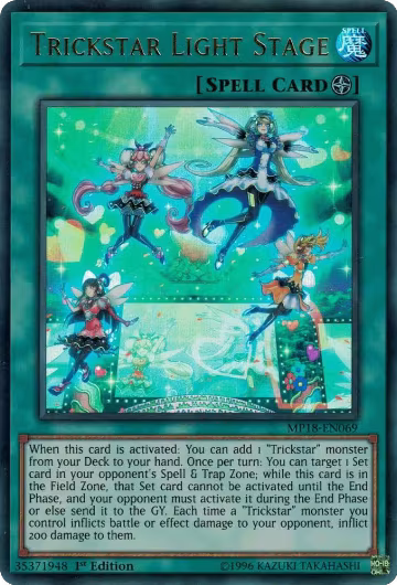Trickstar Light Stage (MP18-EN069), 2018 Mega-Tins Mega Pack — Yu-Gi-Oh! card price