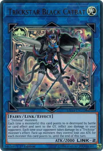 Trickstar Black Catbat (MP18-EN132), 2018 Mega-Tins Mega Pack — Yu-Gi-Oh! card price