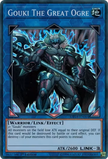 Gouki The Great Ogre (MP18-EN064), 2018 Mega-Tins Mega Pack — Yu-Gi-Oh! card price