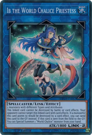 Ib the World Chalice Priestess (MP18-EN067), 2018 Mega-Tins Mega Pack — Yu-Gi-Oh! card price