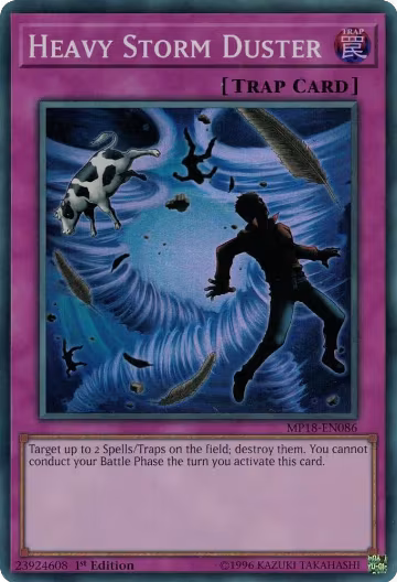 Heavy Storm Duster (MP18-EN086), 2018 Mega-Tins Mega Pack — Yu-Gi-Oh! card price
