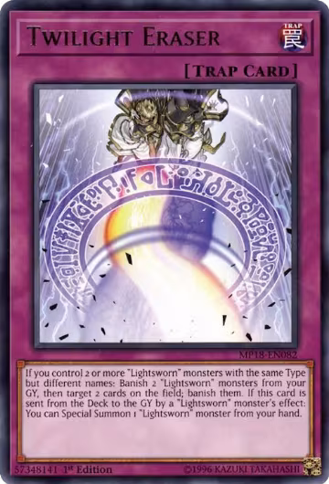 Twilight Eraser (MP18-EN082), 2018 Mega-Tins Mega Pack — Yu-Gi-Oh! card price