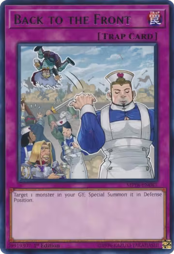 Back to the Front (MP18-EN087), 2018 Mega-Tins Mega Pack — Yu-Gi-Oh! card price