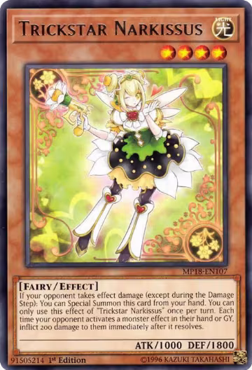 Trickstar Narkissus (MP18-EN107), 2018 Mega-Tins Mega Pack — Yu-Gi-Oh! card price