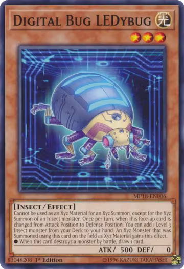 Digital Bug LEDybug (MP18-EN006), 2018 Mega-Tins Mega Pack — Yu-Gi-Oh! card price