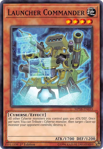 Launcher Commander (MP18-EN033), 2018 Mega-Tins Mega Pack — Yu-Gi-Oh! card price