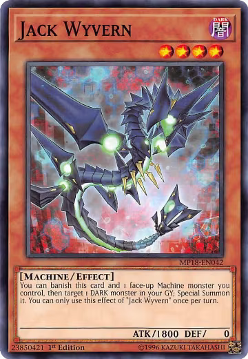 Jack Wyvern (MP18-EN042), 2018 Mega-Tins Mega Pack — Yu-Gi-Oh! card price