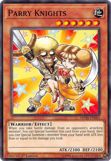Parry Knights (MP18-EN061), 2018 Mega-Tins Mega Pack — Yu-Gi-Oh! card price
