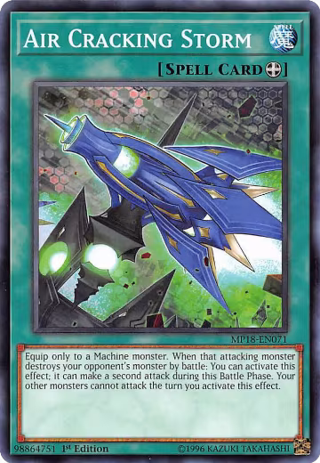 Air Cracking Storm (MP18-EN071), 2018 Mega-Tins Mega Pack — Yu-Gi-Oh! card price