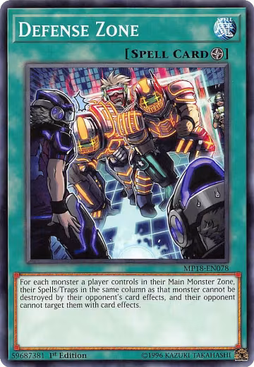 Defense Zone (MP18-EN078), 2018 Mega-Tins Mega Pack — Yu-Gi-Oh! card price