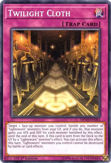 Twilight Cloth (MP18-EN083), 2018 Mega-Tins Mega Pack — Yu-Gi-Oh! card price