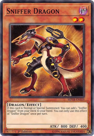 Sniffer Dragon (MP18-EN109), 2018 Mega-Tins Mega Pack — Yu-Gi-Oh! card price