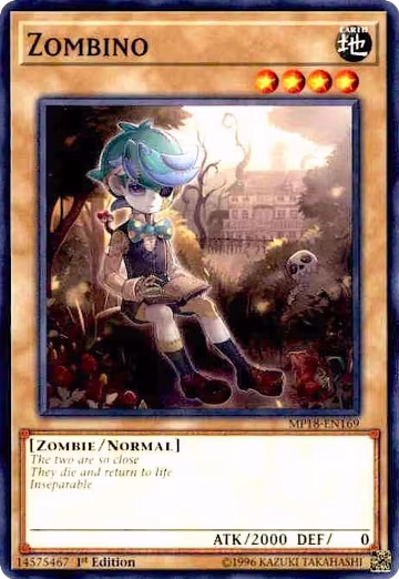 Zombino (MP18-EN169), 2018 Mega-Tins Mega Pack — Yu-Gi-Oh! card price