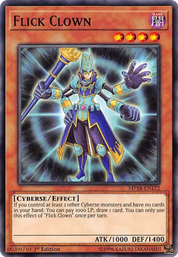 Flick Clown (MP18-EN172), 2018 Mega-Tins Mega Pack — Yu-Gi-Oh! card price