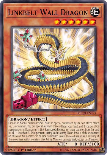 Linkbelt Wall Dragon (MP18-EN174), 2018 Mega-Tins Mega Pack — Yu-Gi-Oh! card price