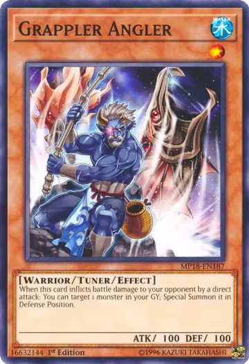 Grappler Angler (MP18-EN187), 2018 Mega-Tins Mega Pack — Yu-Gi-Oh! card price