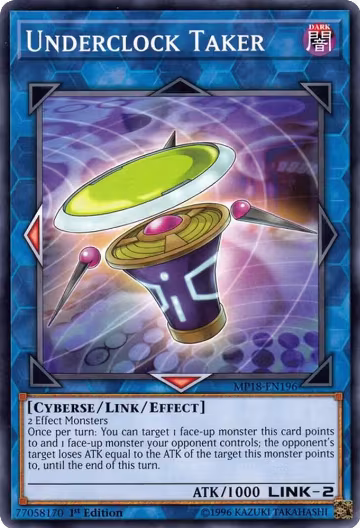 Underclock Taker (MP18-EN196), 2018 Mega-Tins Mega Pack — Yu-Gi-Oh! card price