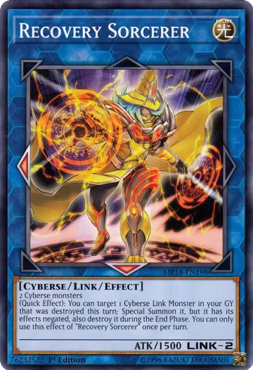 Recovery Sorcerer (MP18-EN198), 2018 Mega-Tins Mega Pack — Yu-Gi-Oh! card price