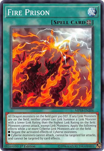 Fire Prison (MP18-EN204), 2018 Mega-Tins Mega Pack — Yu-Gi-Oh! card price