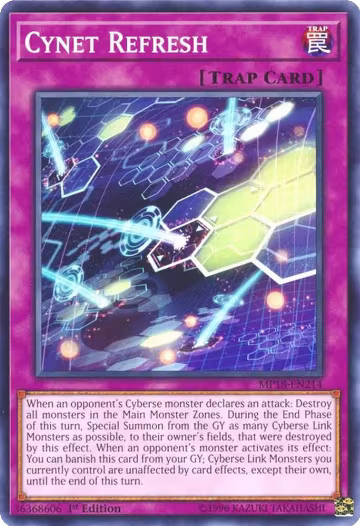 Cynet Refresh (MP18-EN214), 2018 Mega-Tins Mega Pack — Yu-Gi-Oh! card price