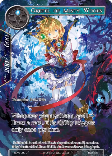 Gretel of Misty Woods (SDV3-009), Valhalla Cluster Starter Deck — Force of Will card price