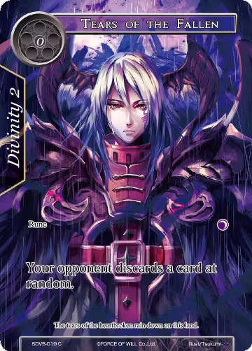 Tears of the Fallen (SDV5-019), Valhalla Cluster Starter Deck — Force of Will card price