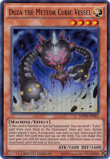 Duza the Meteor Cubic Vessel (MVP1-ENSE1) — card price