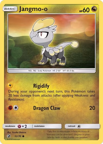 Jangmo-o (52/70), Dragon Majesty — Pokémon card price