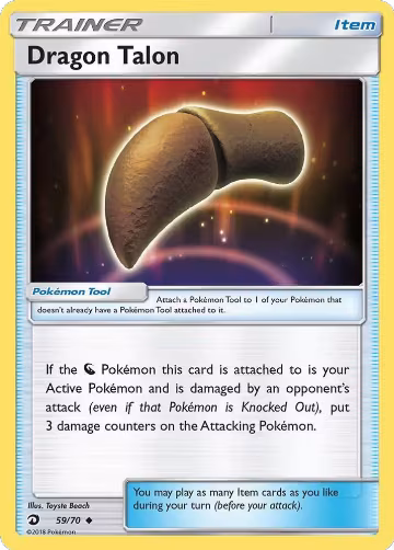 Dragon Talon (59/70), Dragon Majesty — Pokémon card price
