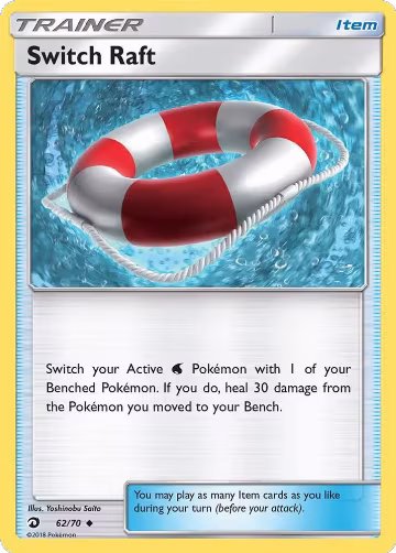 Switch Raft (62/70), Dragon Majesty — Pokémon card price