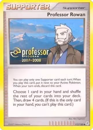 Professor Rowan (2007) (112/130) — card price