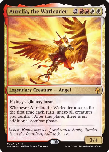 Aurelia, the Warleader (77), Guilds of Ravnica: Guild Kits — Magic card price